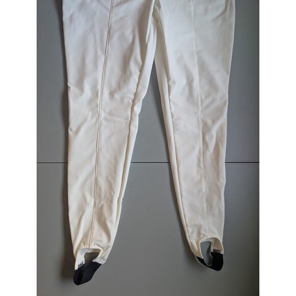 NWT Perfect Moment Women Snow Aurora Skinny Stirrup Race Pant Sz L White #1J505 - Picture 5 of 16
